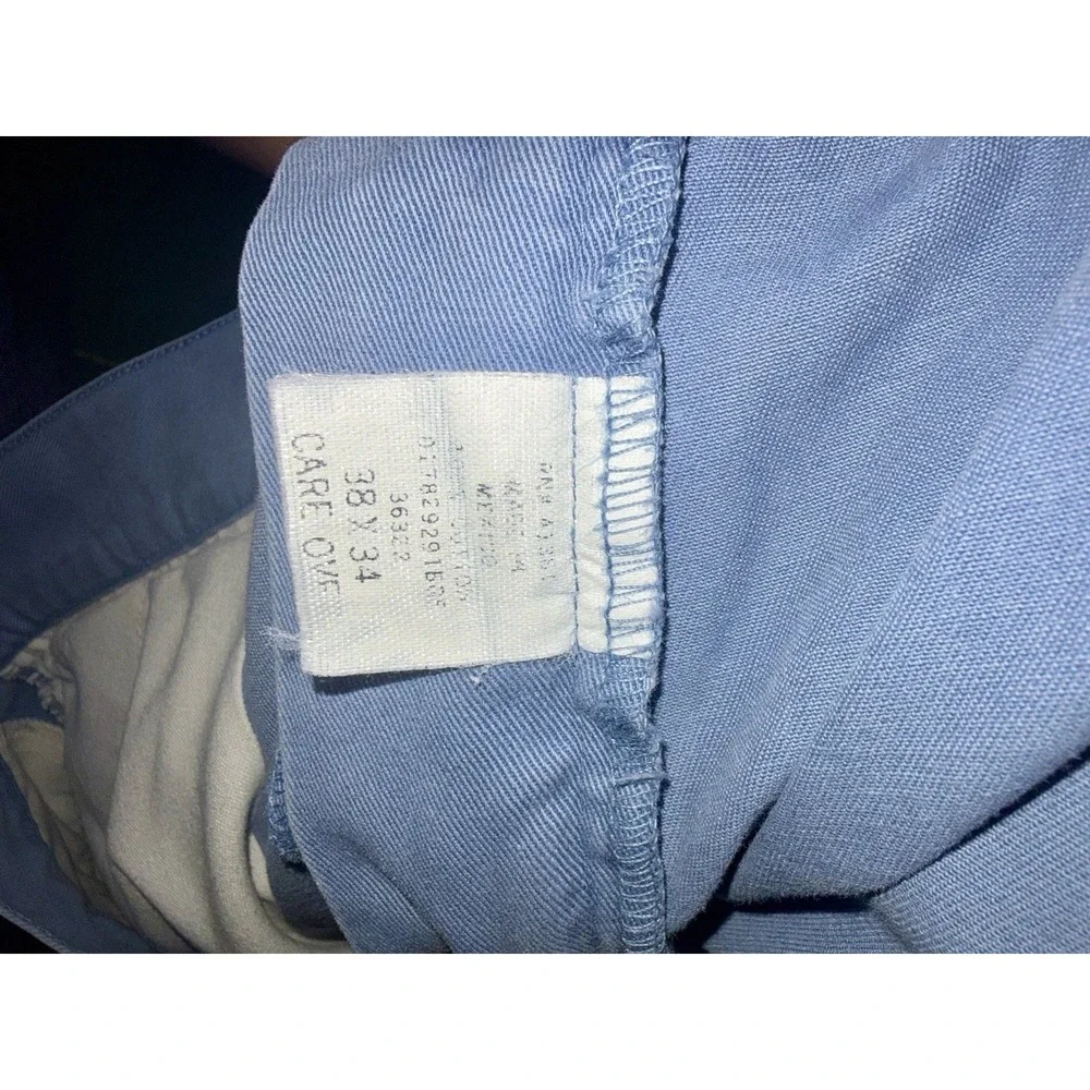Vintage 90s Polo Ralph Lauren Men's Blue Chino Pants 38x34 Mexico RN 41381